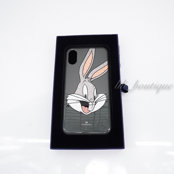 Swarovski 5499822 Looney Tunes Bugs Bunny Smartphone Case Cover iPhone X/XS Gray - Picture 1 of 10